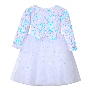 元旦儿童大合唱演出服女童主持人礼服中小学生诗歌朗诵演讲比赛服