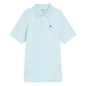 班尼路夏季新款男装休闲时尚简约百搭翻领净色通勤小标POLO衫男
