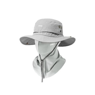 JEEP大头围遮阳防晒渔夫帽