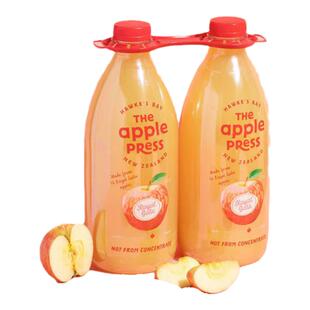 代购新西兰进口 THE APPLE PRESS 原榨苹果汁1.5L/瓶酸甜清新