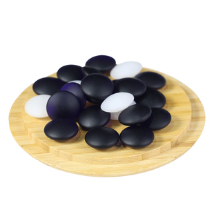 玉石围棋靛蓝玉白玉石棋子五子棋礼盒套装手提送礼佳品非云子