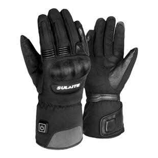 速莱特冬季电加热保暖手套摩托车长款加绒机车骑士加厚骑士手套