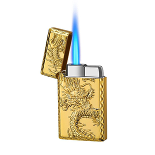 浮雕防风打火机充气朗声个性直冲金属生肖创意气体定制刻字送男友