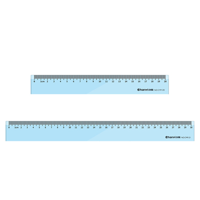 创易文具透明直尺多规格可选