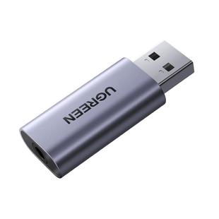 绿联usb转35mm音频线耳机孔麦克风音响耳麦二合一笔记本台式机电脑接口转接头typec转换器3.5毫米aux外置声卡