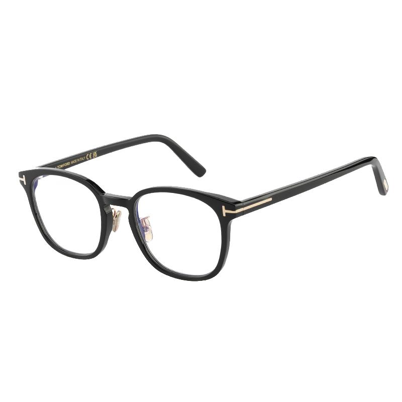 【自营】TOM FORD/汤姆福特经典黑金logo素颜镜近视眼镜TF5997KB