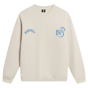 李宁春季反伍BADFIVE男子宽松舒适休闲运动套头卫衣 AWDU091