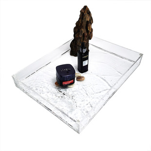 亚克力高清浅水槽视频拍摄水下拍照相有机玻璃汉服摄影透明深水缸