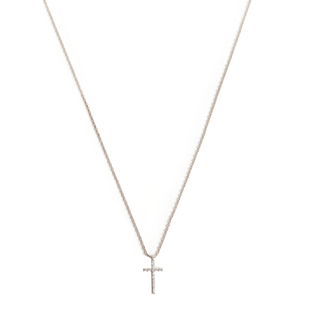 bm十字架项链s925银纯银不掉色女生新款锁骨链代购brandymelville