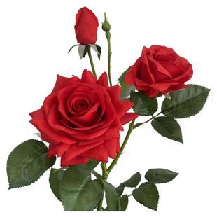 高级手感保湿玫瑰花假花仿真花束客厅家居餐桌干花摆件人造花插花