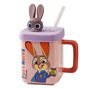 疯狂动物城联名马克杯朱迪尼克情侣陶瓷杯子家用女生水杯生日礼物