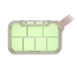 日式密封药盒一周七天便携式随身小迷你药品急救收纳分装药盒