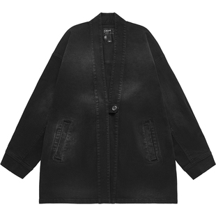 【CLOTTEE by CLOT】水洗弹性牛仔中式外套 竹系列 陈冠希主理