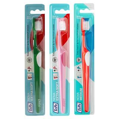 瑞典进口TePe深洁软毛牙刷成人用