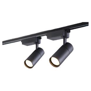 全光谱LED明装轨道射灯服装店商铺专用COB导轨背景墙聚光天花筒灯