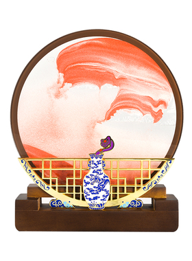 客厅装饰新房乔迁入伙流沙画摆件