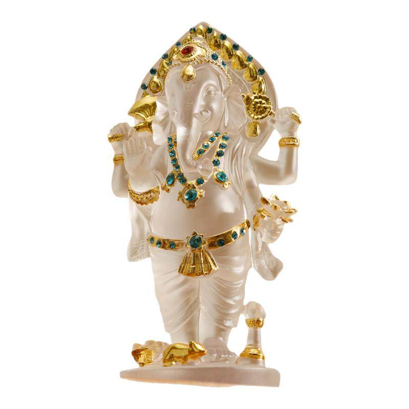 泰国象鼻神摆件树脂工艺品象头神东南亚佛像家居装饰品桌面小摆设