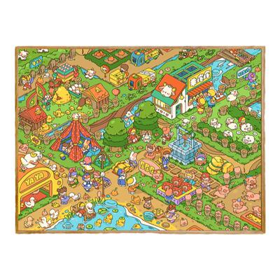 宝藏湾数字油画纯画布DIY油彩画填充丙烯治愈油画数字画涂色油彩