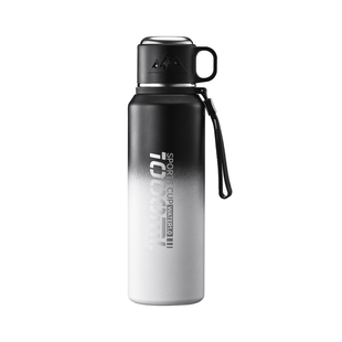 大容量双饮吸管保温杯316不锈钢户外男女学生便携运动直饮水杯子