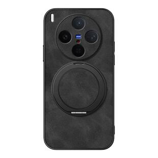 适用vivox300pro手机壳x100ultra/x200s/80/70/60保护套x90pro+旋转支架vivo磁吸s30新款羊巴皮纯色男女款