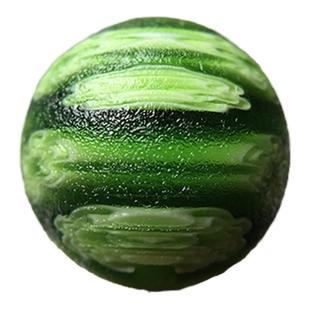 清代官造宫廷御用古法老琉璃19mm绿色花珠收藏版朝珠