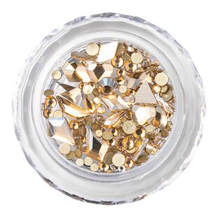 美甲迷你钢珠平底异形钻混装材料包新款美甲钻高级感水钻小饰品