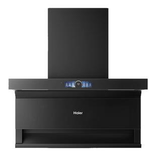 海尔变频抽油烟机EC759UD吸油机大吸力厨房顶侧双吸家用烟灶套装