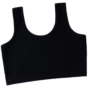 女童纯棉背心少女内衣学生8-16岁发育期中大童吊带宽带中长款抹胸