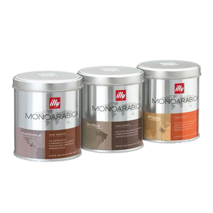 意大利ILLY意利125克罐装单品咖啡粉illy埃塞俄比亚巴西 哥伦比亚