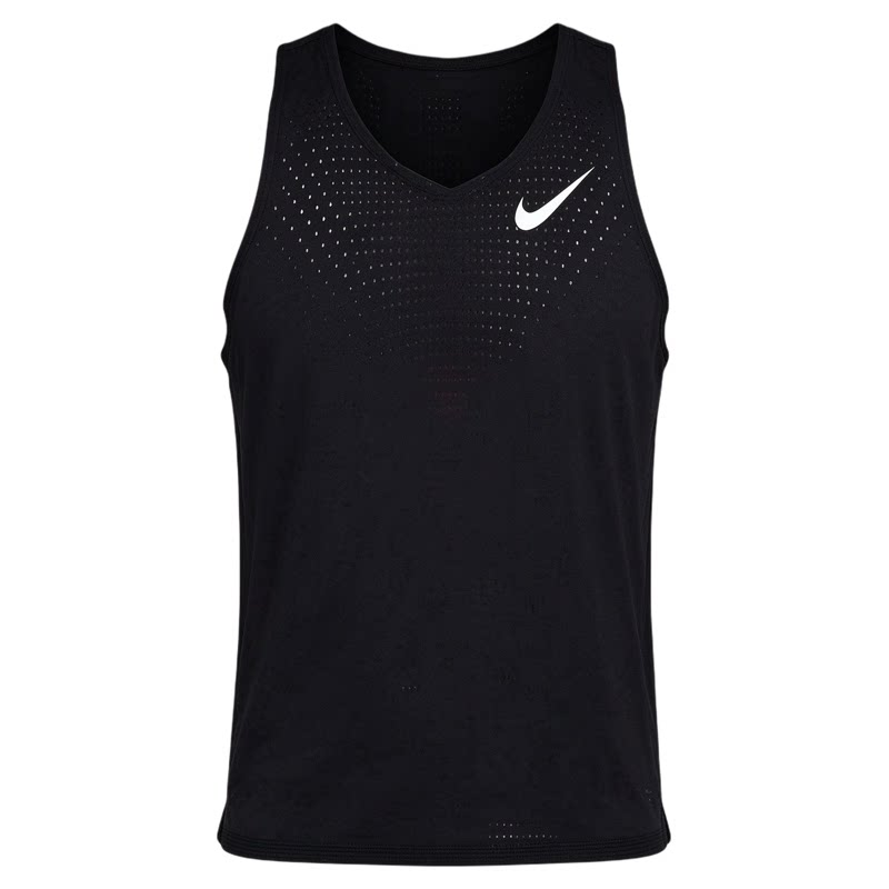 Nike耐克男子速干跑步背心夏新款反光透气训练无袖T恤FN4232-010