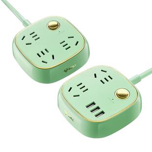 公牛插座复古排插usb插排拖插线板带线家用多功能转换器办公颜值