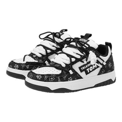 汤姆猫板鞋春秋款情侣面包鞋