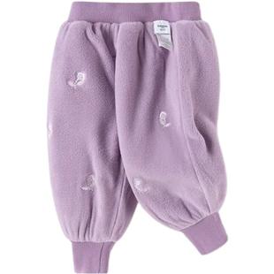 巴拉巴拉婴儿裤子女童宝宝束脚打底裤秋冬季新款儿童休闲裤男童厚