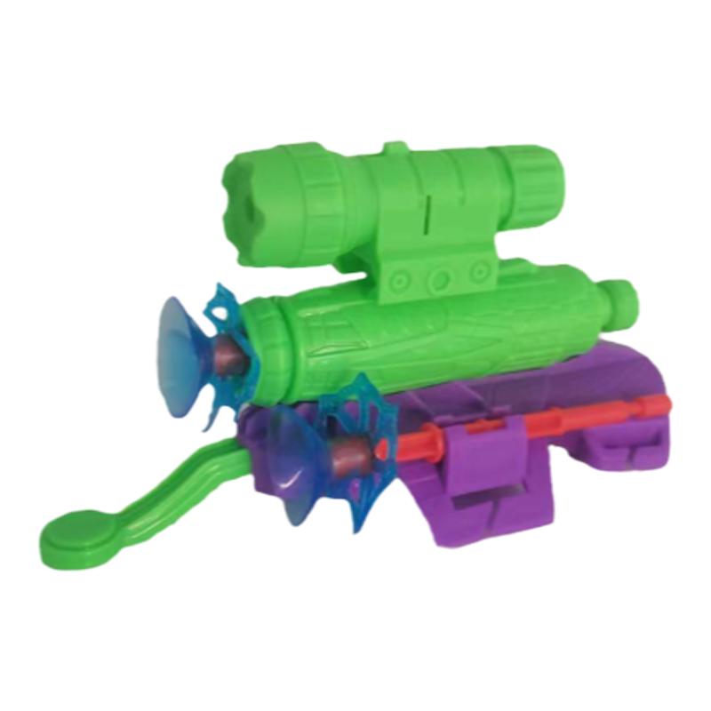 新款萝卜系列儿童蜘蛛吐丝发射器手套绳子瞄准红外线吸盘软弹玩具