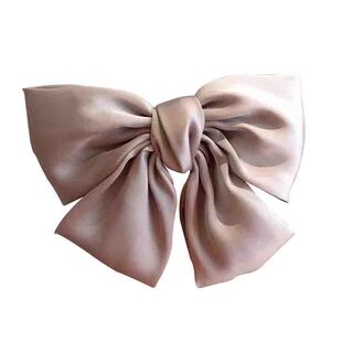 miracle饰品屋 韩版超大优质蝴蝶结 少女成人百搭头饰 JK弹簧夹