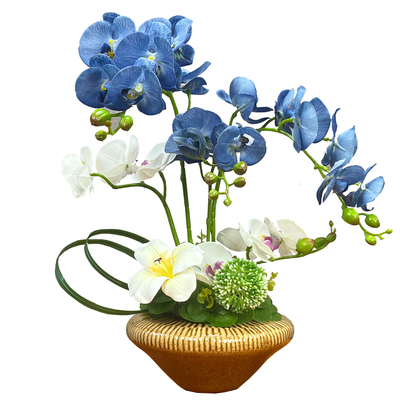 结婚礼品绢花新中式样板房高档