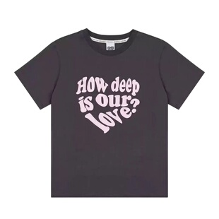 LUVISTRUE DN LUV TEE(炭灰色) MUSINSA韩国直邮官方正品