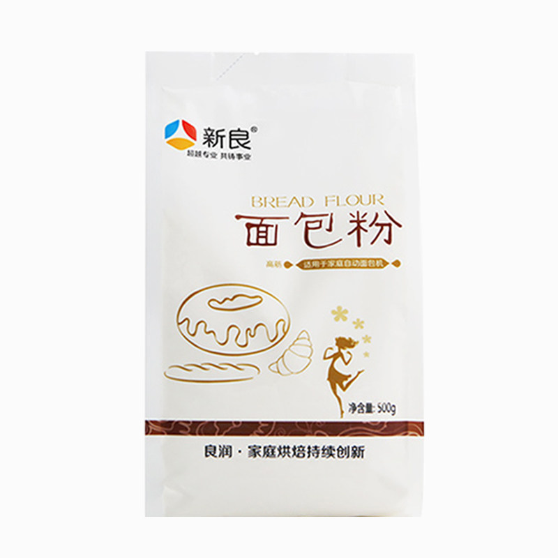 新良面包粉500g高筋面粉吐司手撕面包披萨烘焙原料面包专用小麦粉