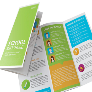 宣传单印制A5A4打印彩dm单页画册印刷三折页广告海报定制设计制作