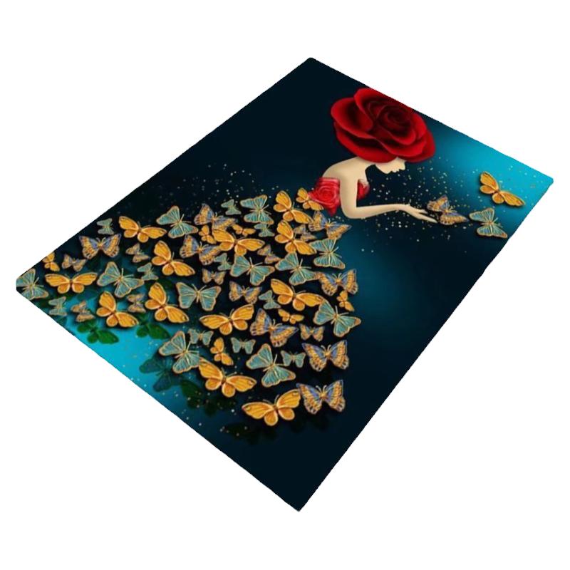 3d沙发茶几垫防滑地毯可定制家用