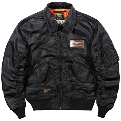 vip春季飞行员夹克ma1翻领纯色