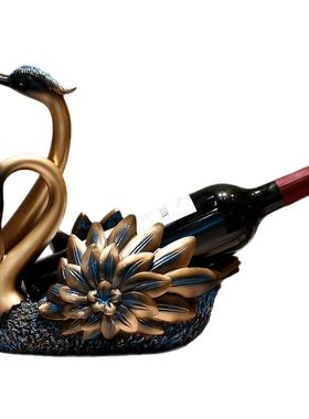 欧式家用客厅酒架装饰品套装