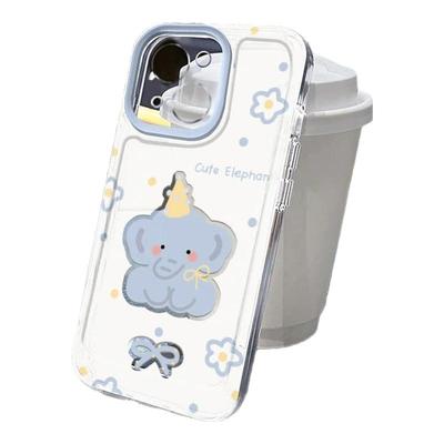 蝴蝶结象适用苹果17/16pro手机壳华为mate60超薄p50荣耀100红米note11女OPPOreno13/9/8/7小米14/vivos12/s15