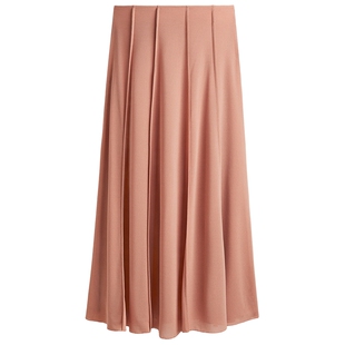 HM半身裙冬季时尚细褶半身裙1309827