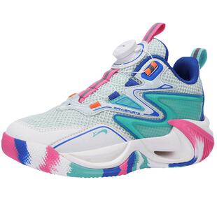 贵人鸟男童鞋2025秋季新款青少年单网透气篮球鞋春秋款女孩跑步鞋