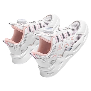 安奈儿夏天新款鞋子女童儿童运动跑鞋童鞋小朋友透气网面老爹鞋子