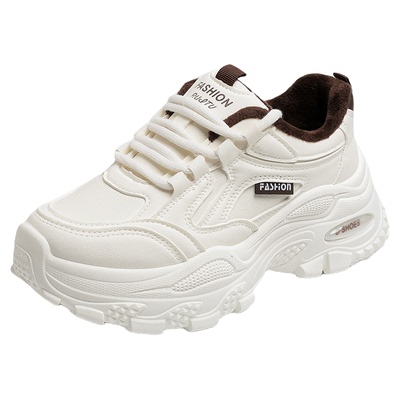 杨幂同款老爹鞋女加绒休闲百搭