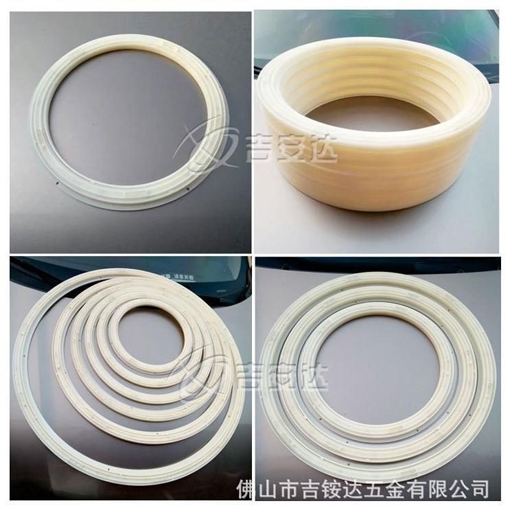 玻璃转盘大理石木材家用饭桌转底座底座餐桌转盘心塑料转圈餐桌