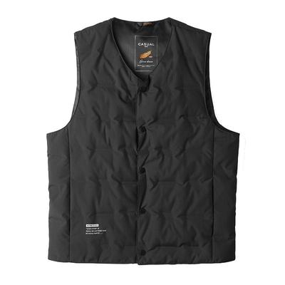 名闻轻薄款v领羽绒马甲