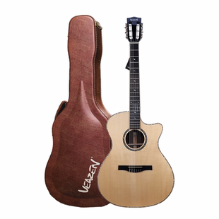 VEAZEN费森N3RE尼龙弦跨界民谣古典吉他电箱款舞台演出专业木吉他